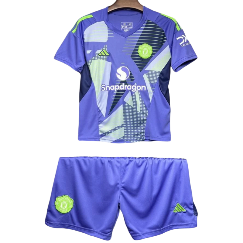 Manchester United Goalkeeper Soccer Shirt Kids 2024/2025
