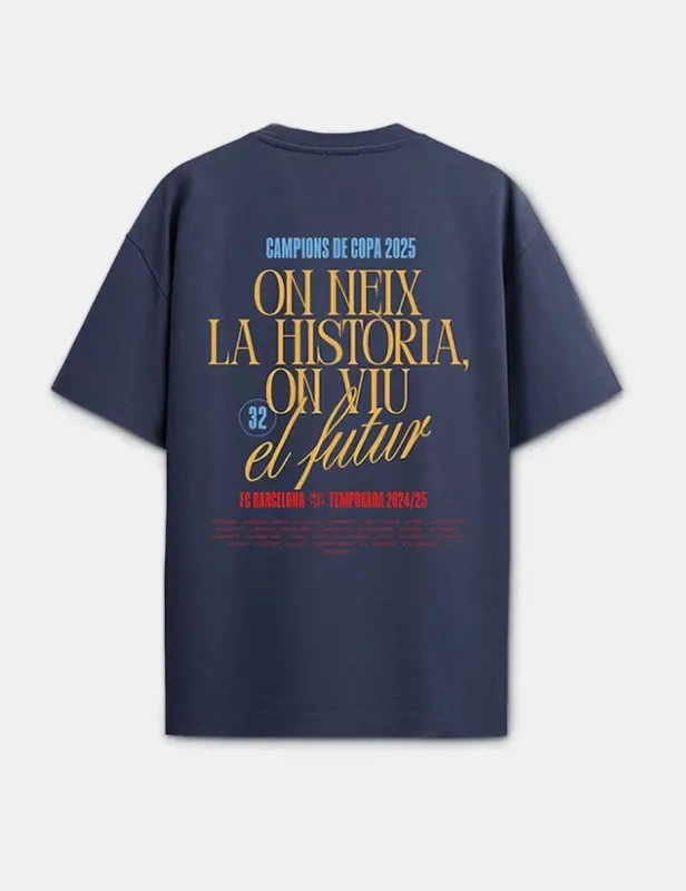Barcelona  King's Cup Champion T Sleeve 2024-25