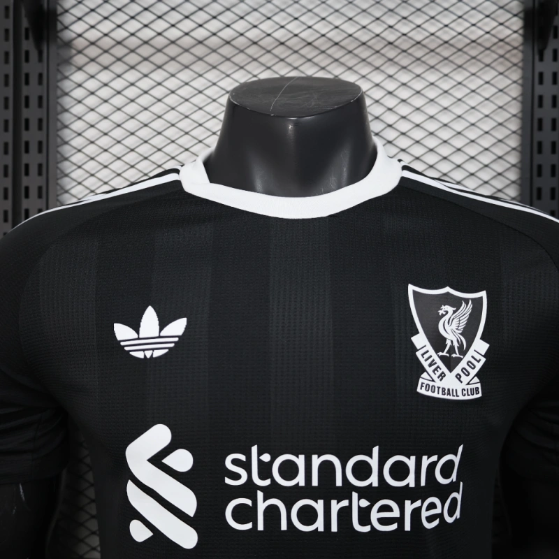 Liverpool Black Jersey Special Player Edition Football Shirt 25-26