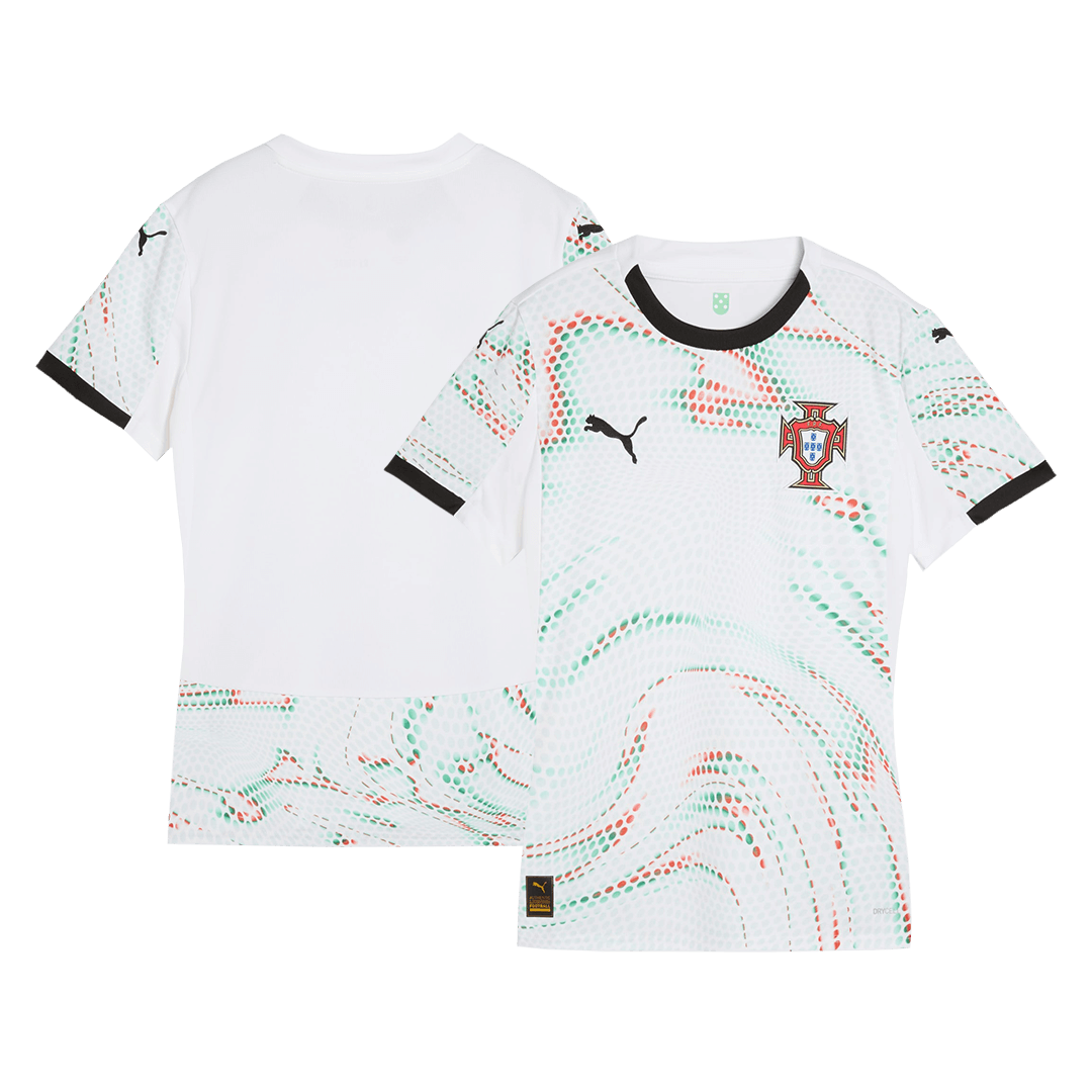 Portugal Soccer Jersey Away Women's Custom Shirt 2025