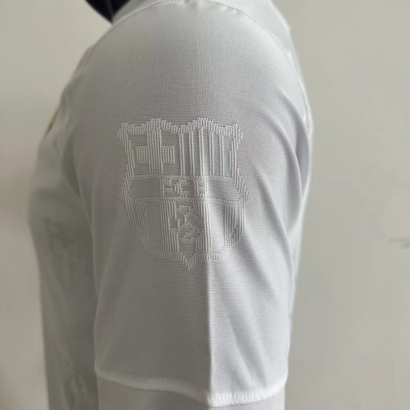Barcelona White Soccer Jersey Player Version Shirt 25-26