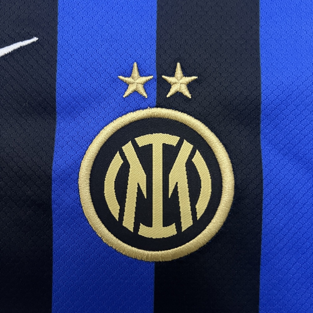 Inter Milan Home Kit Soccer Uniforms Soccer Kids 24-25