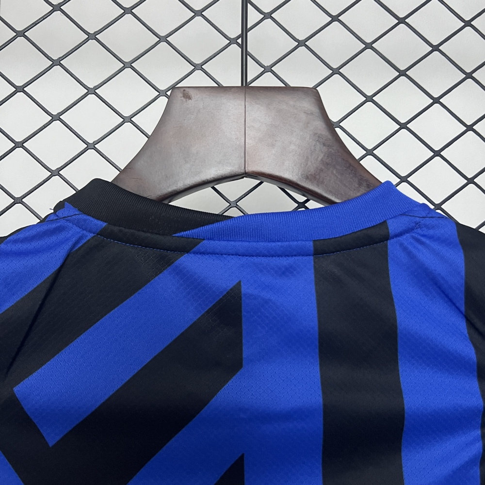 Inter Milan Home Kit Soccer Uniforms Soccer Kids 24-25