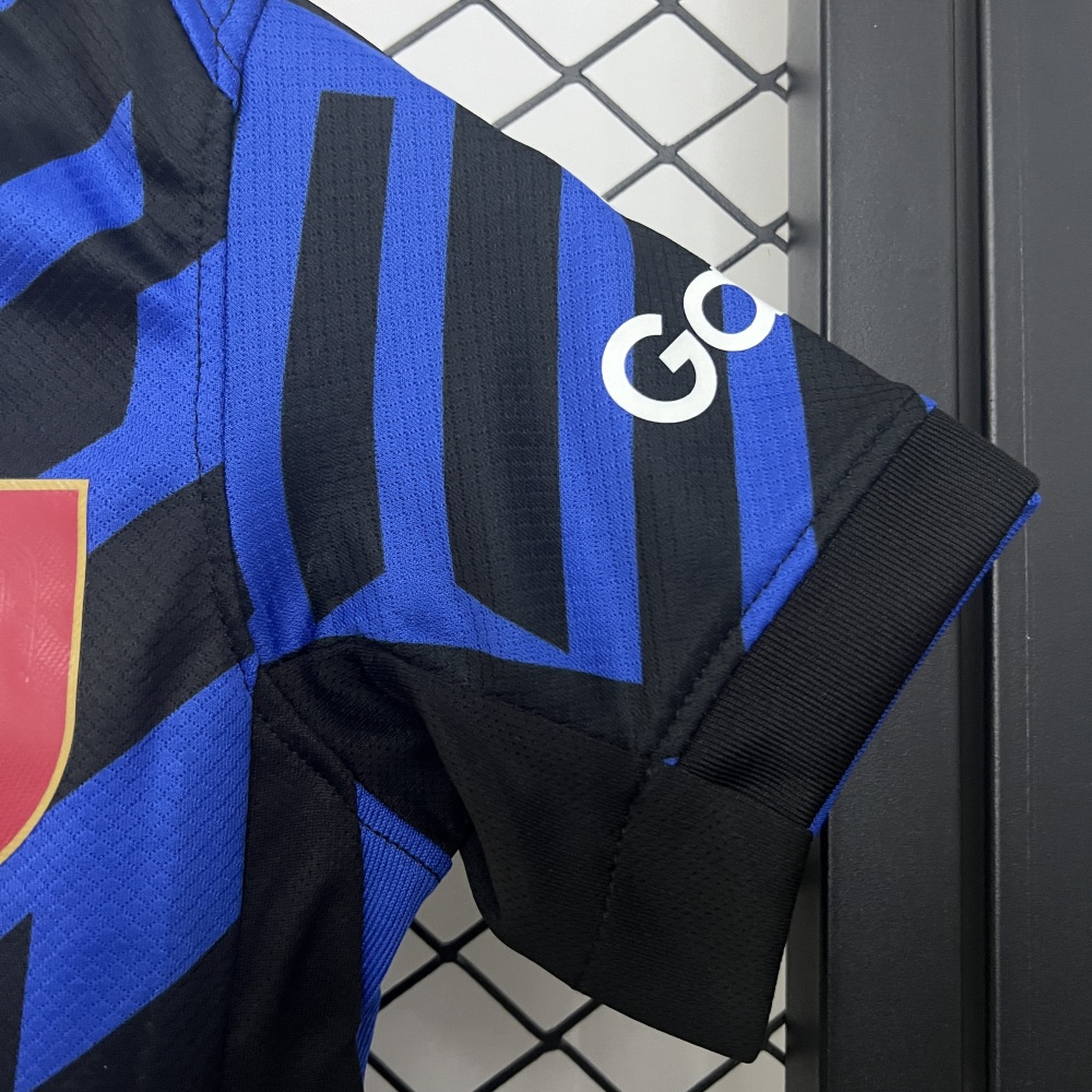 Inter Milan Home Kit Soccer Uniforms Soccer Kids 24-25