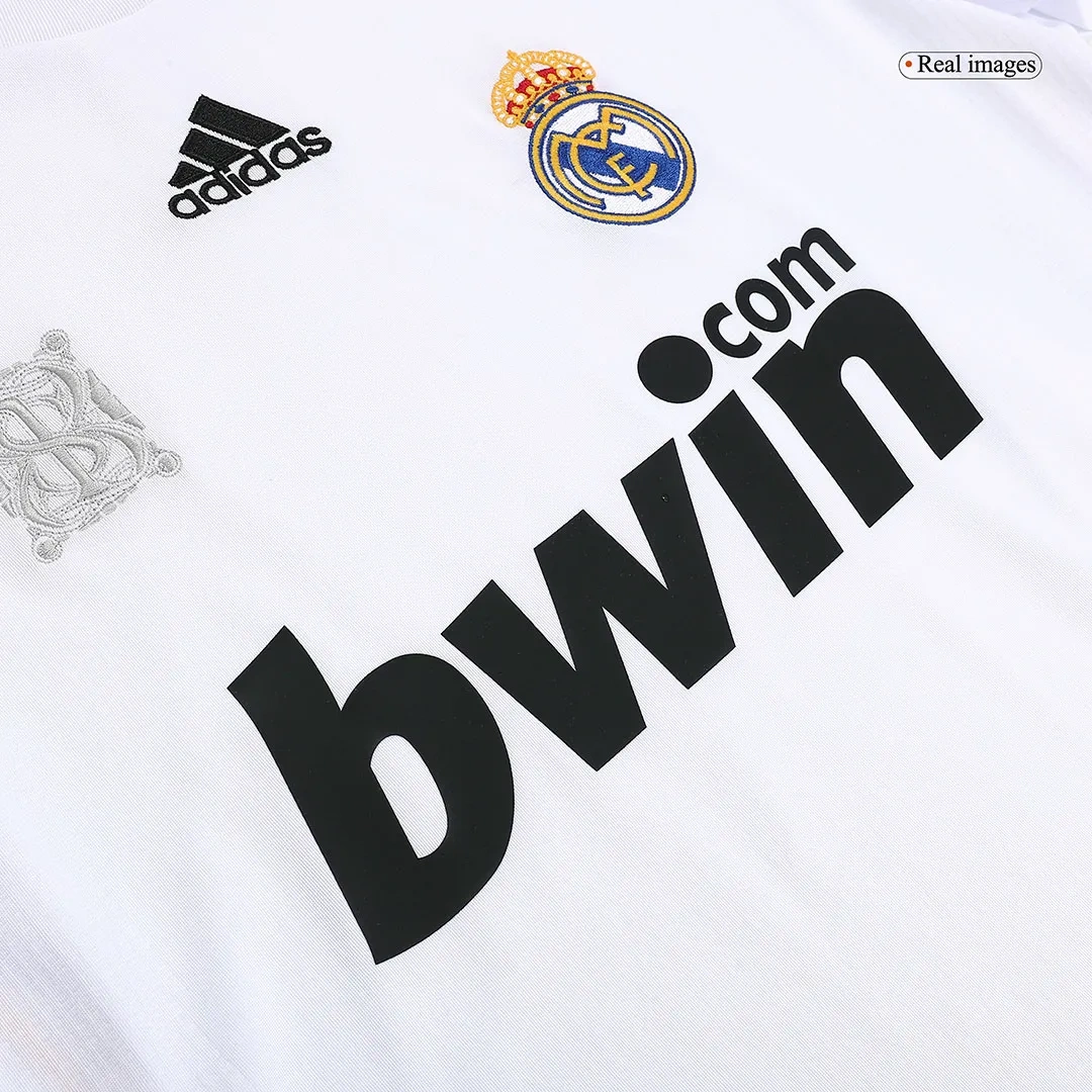 Real Madrid Retro Home Shirt Long Sleeve Jersey 2009-10