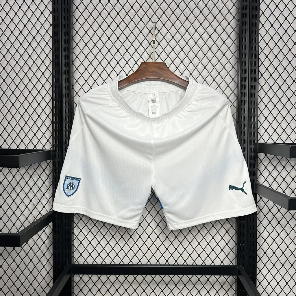 24-25 Marseille Home Soccer Shorts Fans+Player Version