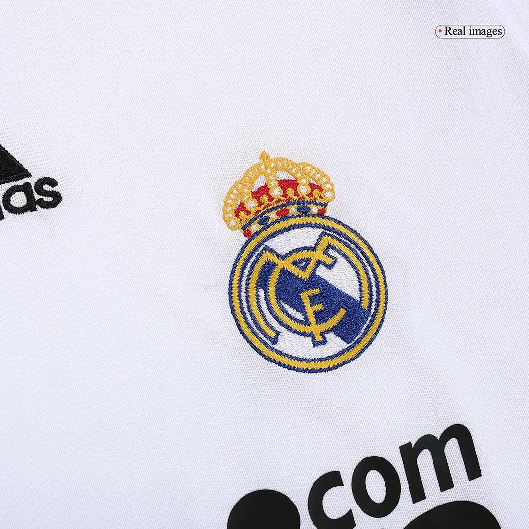 Real Madrid Retro Home Shirt Long Sleeve Jersey 2009-10