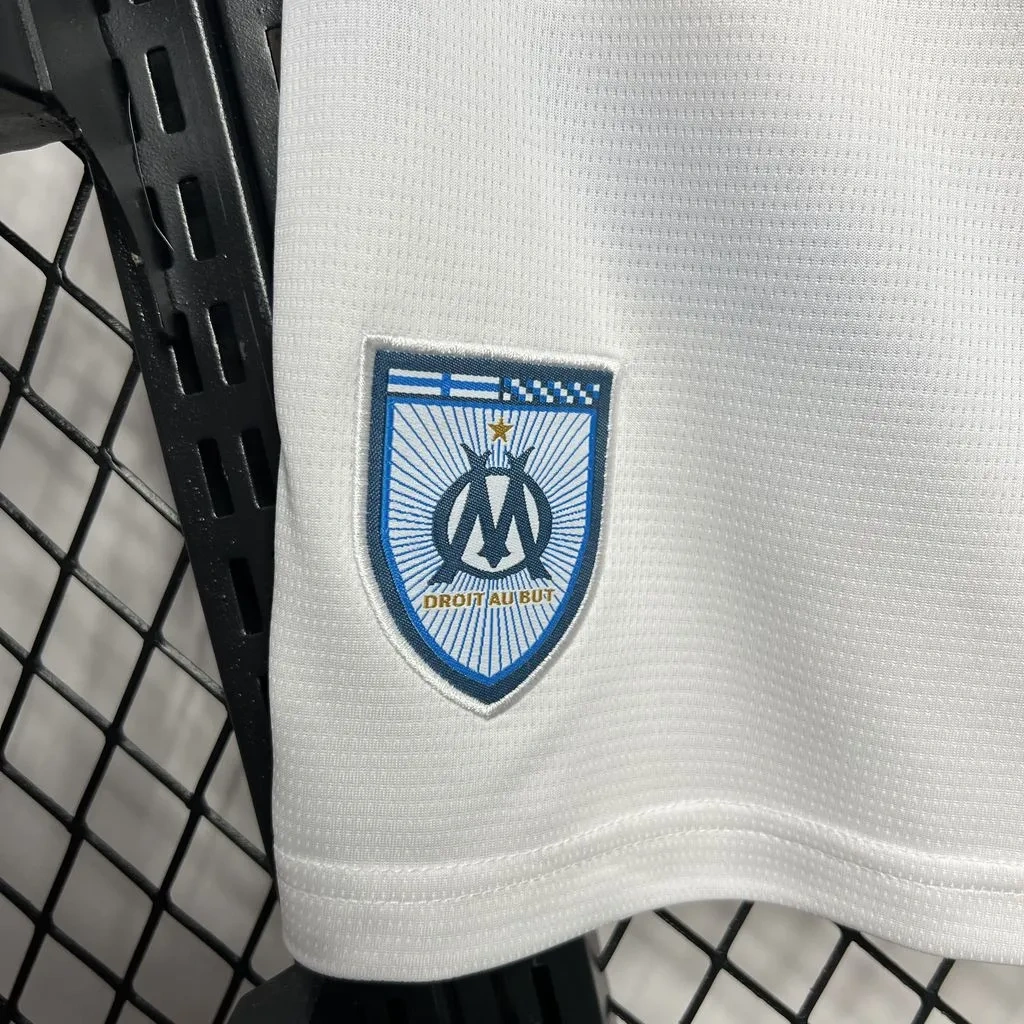 24-25 Marseille Home Soccer Shorts Fans+Player Version