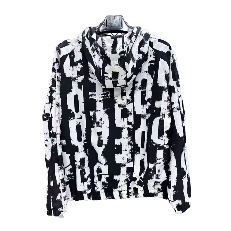 La Liga Barcelona stormcoat jacket long sleeved hooded embroidered edition jacket sportswear 25-26