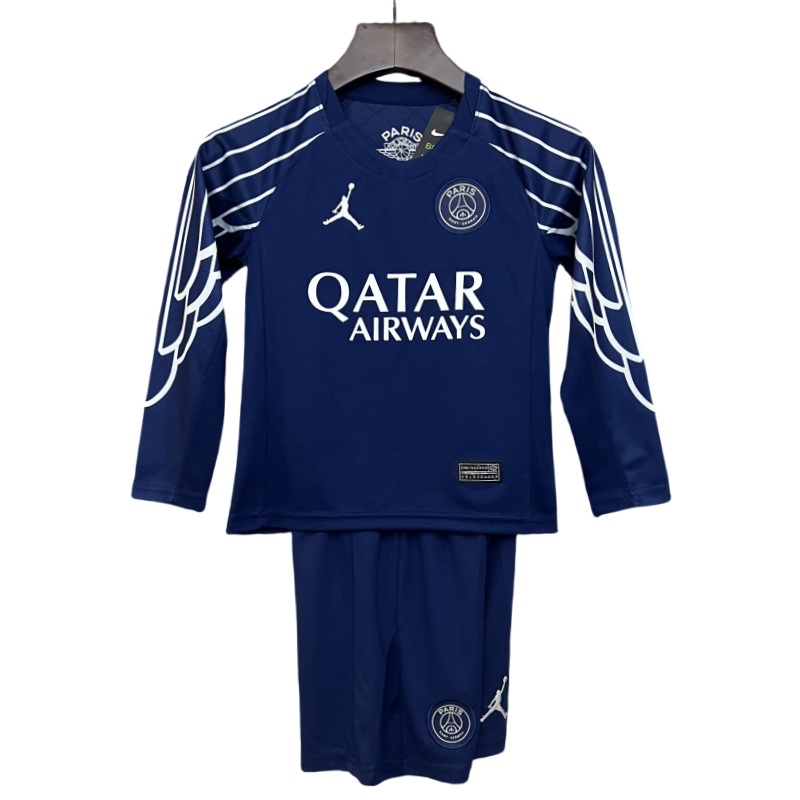 Kids PSG custom Fourth Away Soccer Kits 2024-25