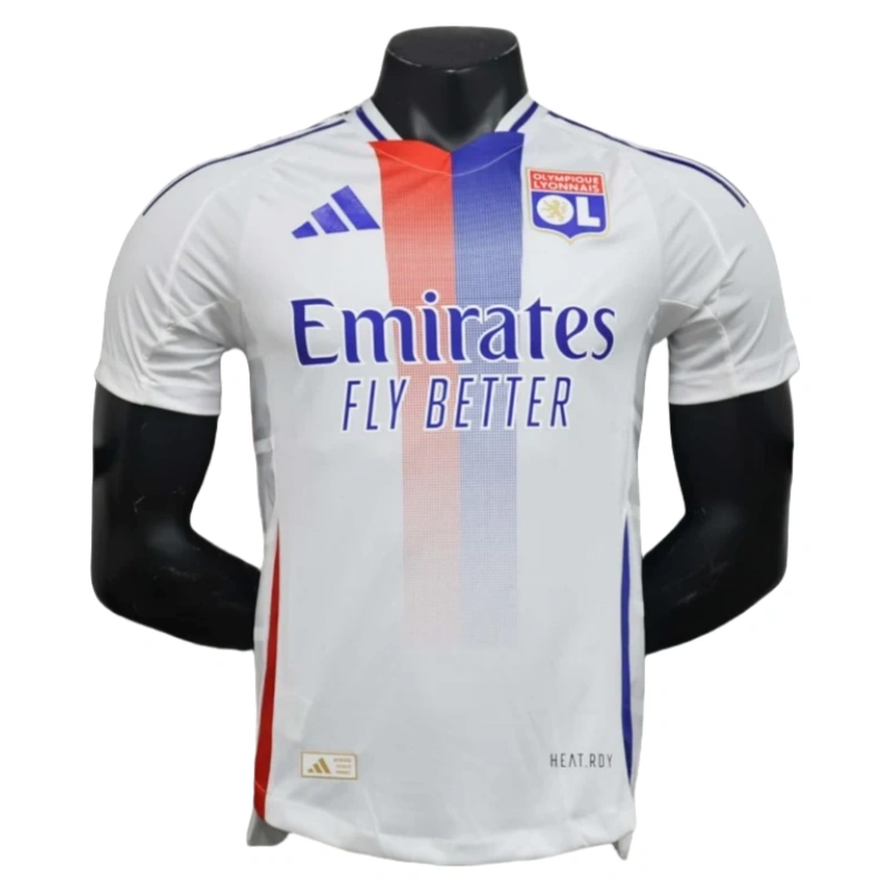 Olympique Lyonnais Home Shirt Soccer Jersey Player Version 24-25