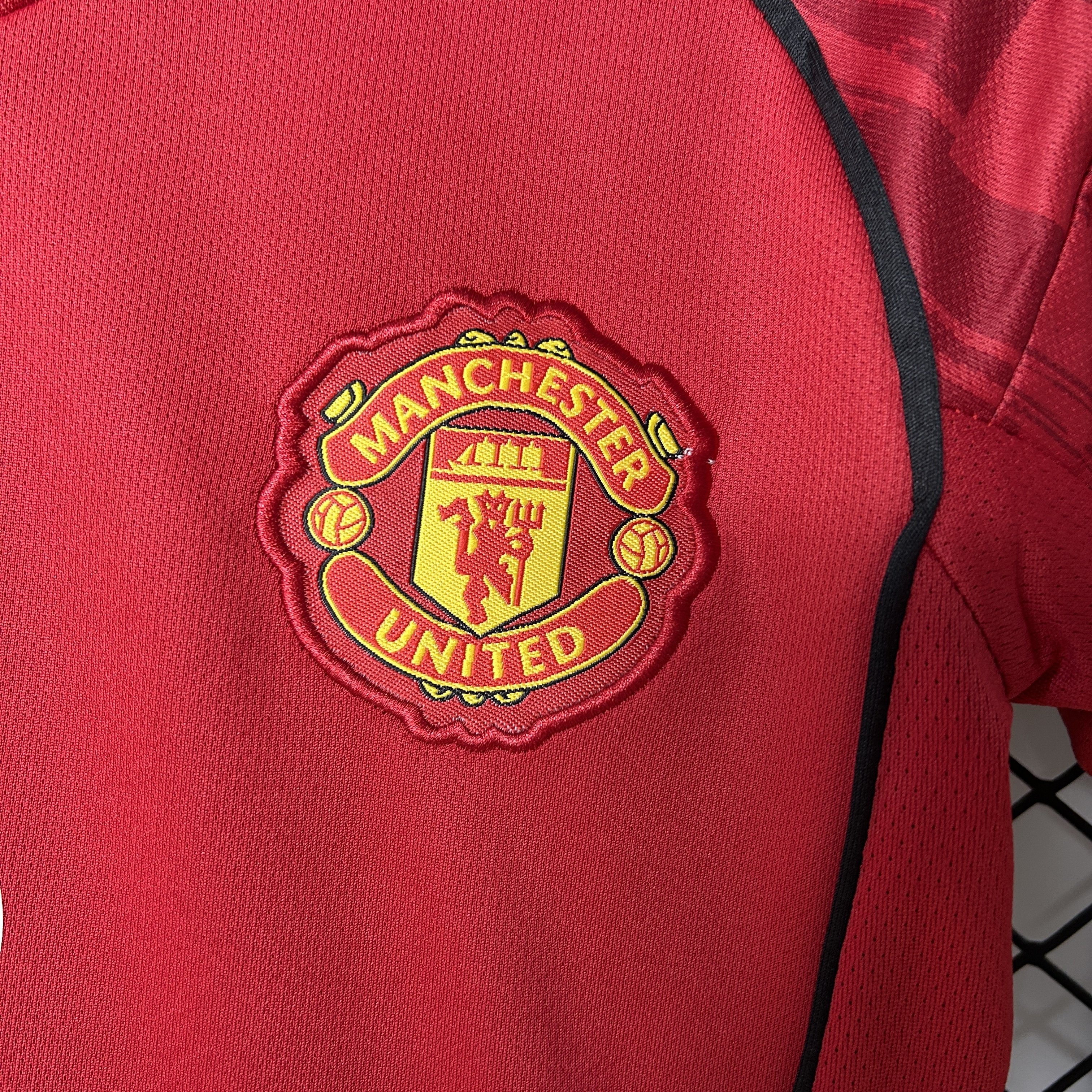 Kids Manchester United Home Soccer Kits 25-26