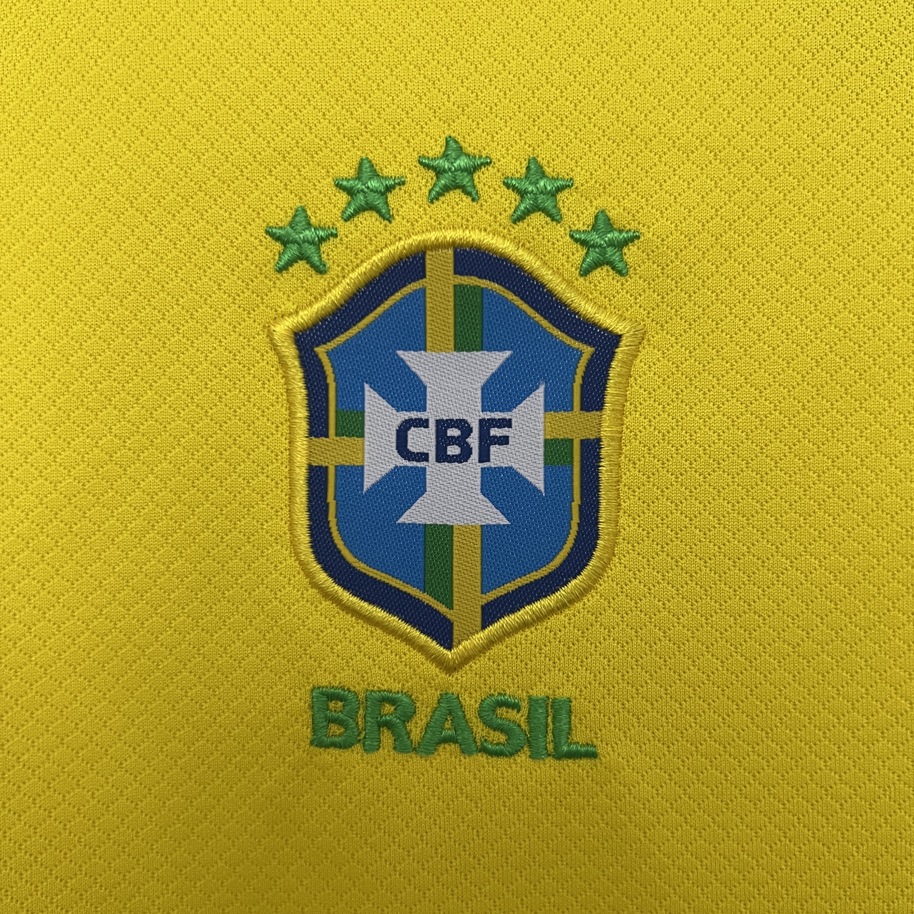Kids Brazil Home Soccer Kits 2025