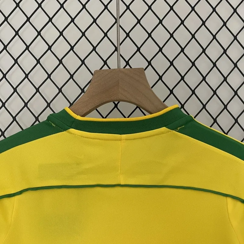 Kids Brazil World Cup Home Retro Kits 1998