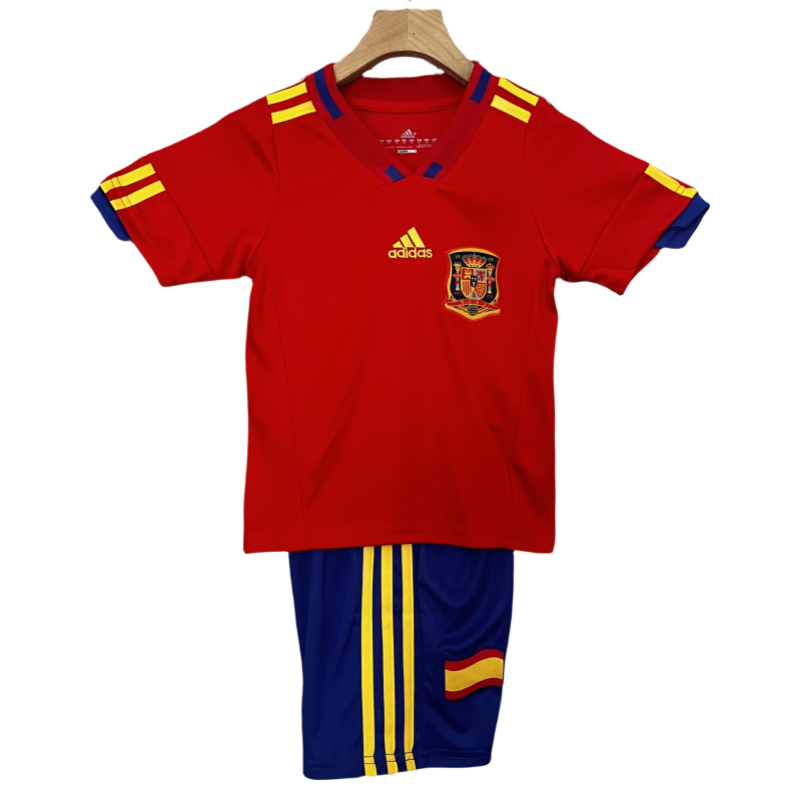 Kids Spain Retro Kits Home World Cup 2010
