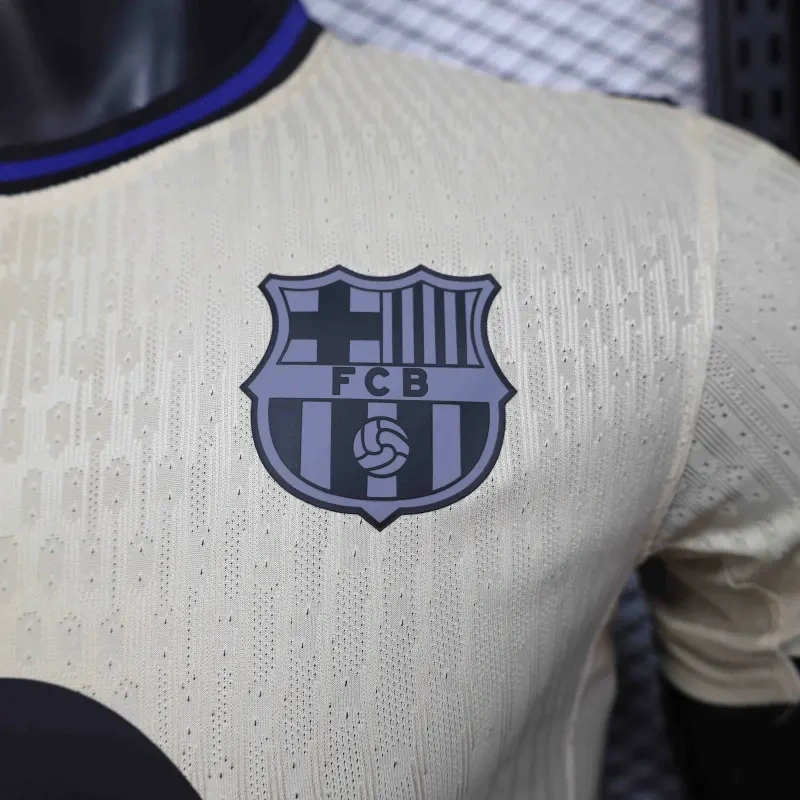 Barcelona Away Shirt Soccer Jersey Player Version 25-26