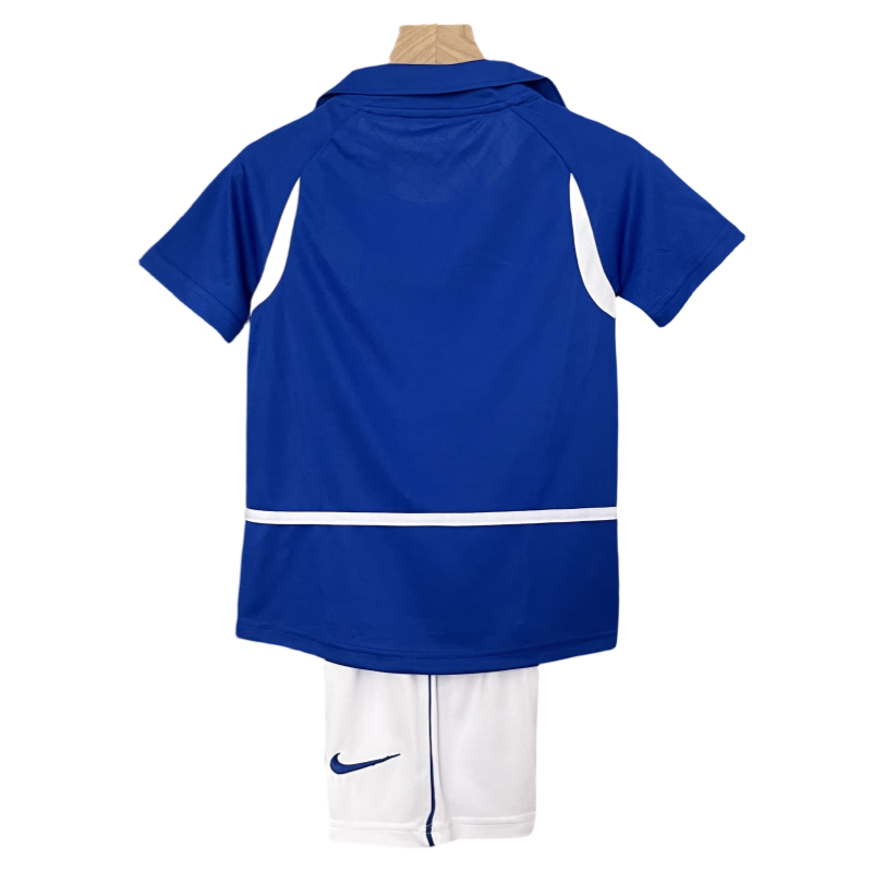 Kids Brazil World Cup Away Retro Kits 2002