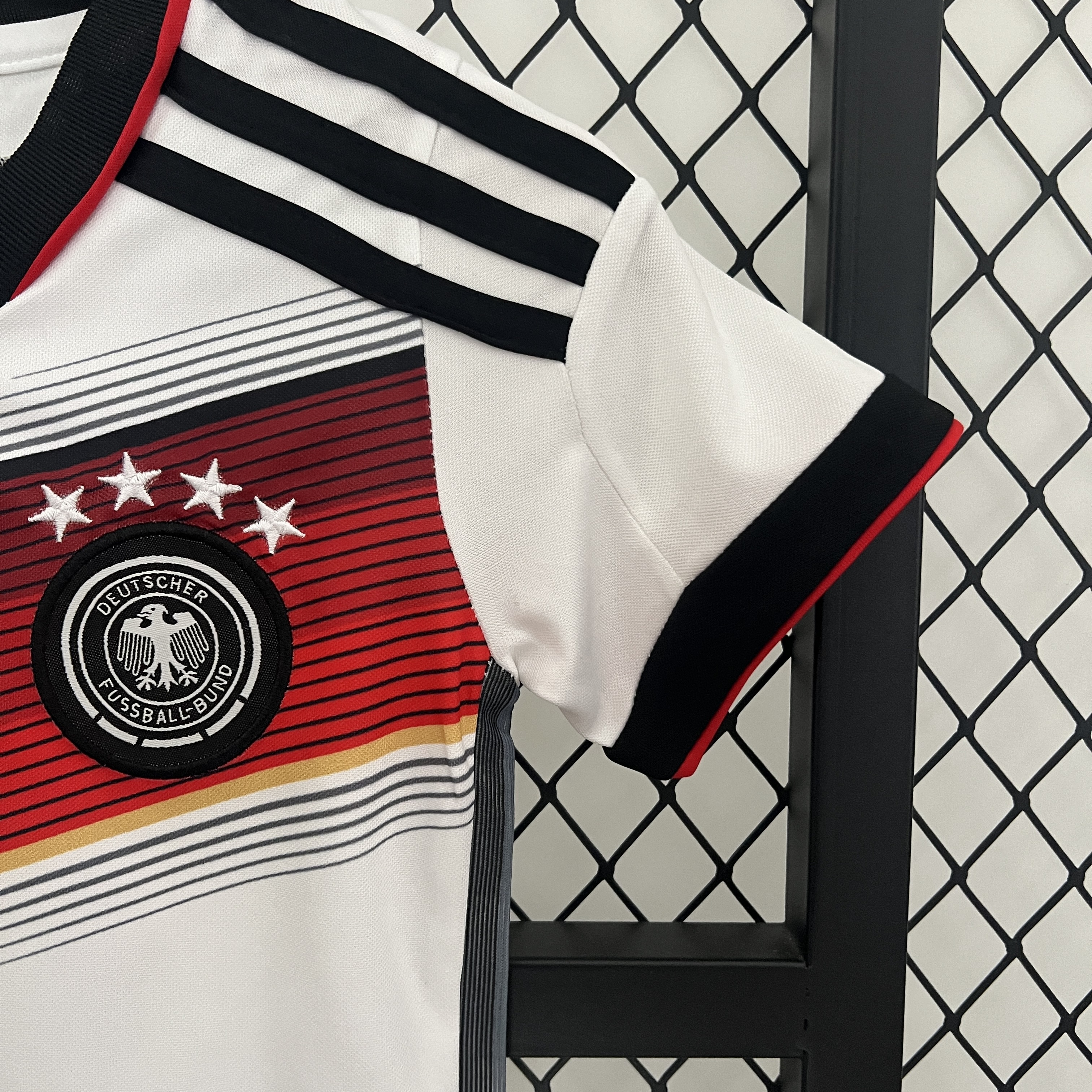 Kids Germany Retro Kits Home World Cup 2014