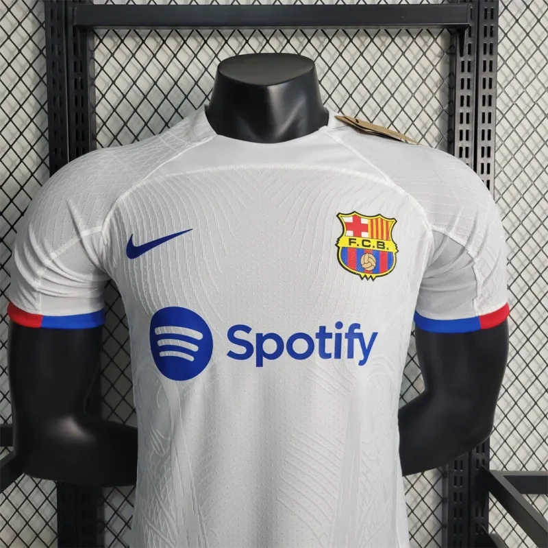 Barcelona Away Shirt Soccer Jersey Player Verssion 2023-24