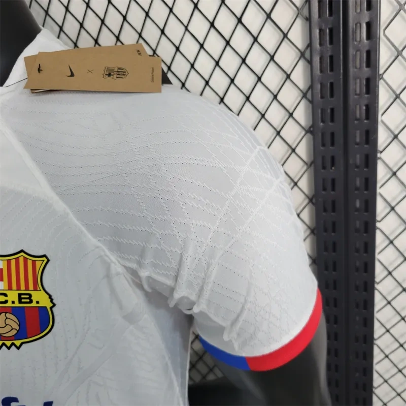 Barcelona Away Shirt Soccer Jersey Player Verssion 2023-24