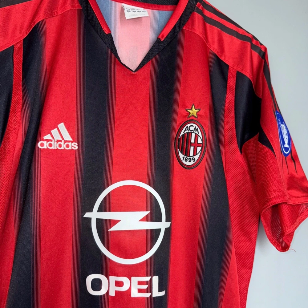AC Milan Retro Home Kaka 22 Shirt 2004 2005 Non-Customize