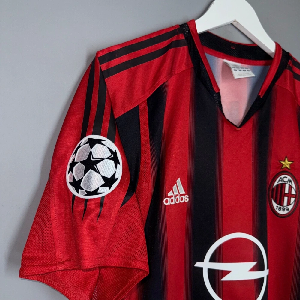 AC Milan Retro Home Kaka 22 Shirt 2004 2005 Non-Customize