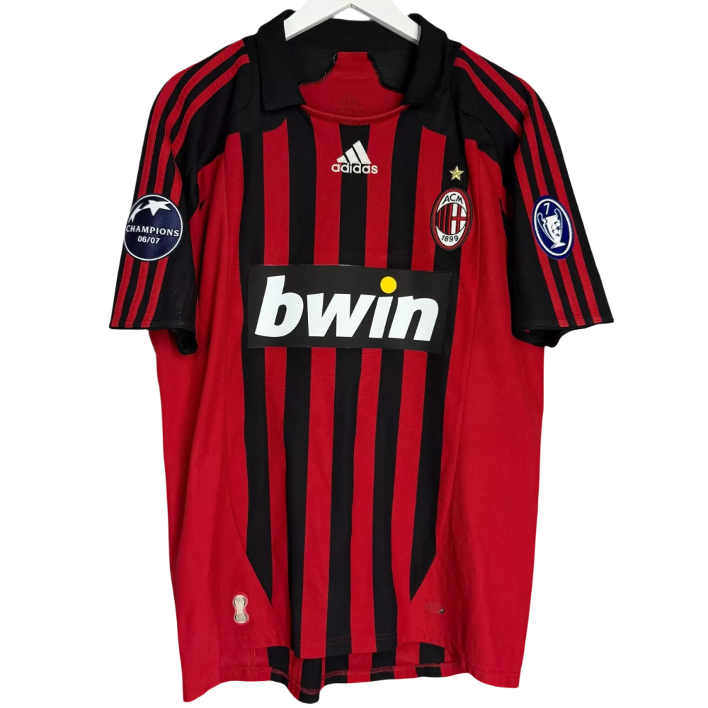 AC Milan Home Retro Kaka 22 Shirt 2007-2008 Non-Customize