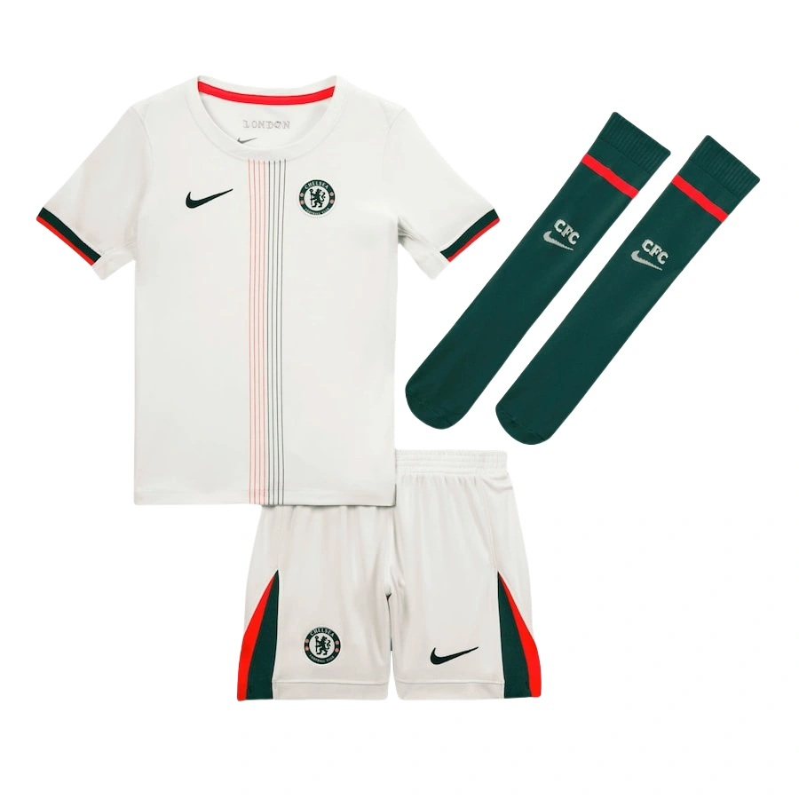 Kids Chelsea Away Soccer Kits 25-26 (Jersey+Shorts+Socks)