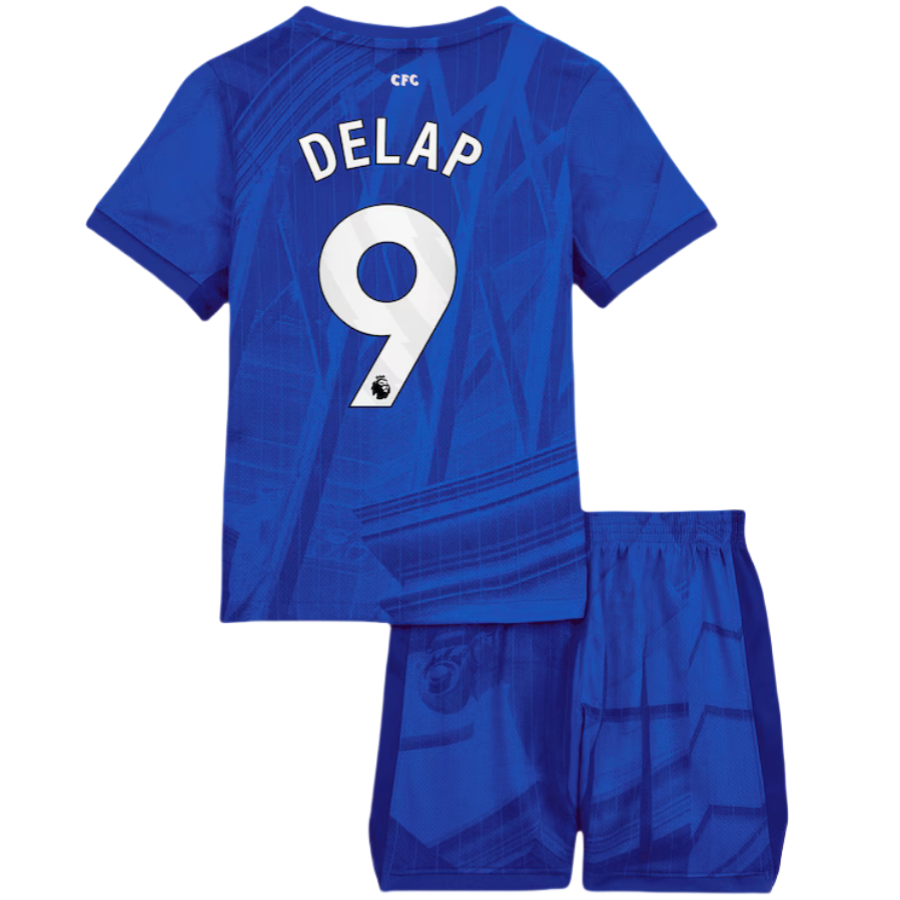 Kids Chelsea Home Soccer Kits 25-26