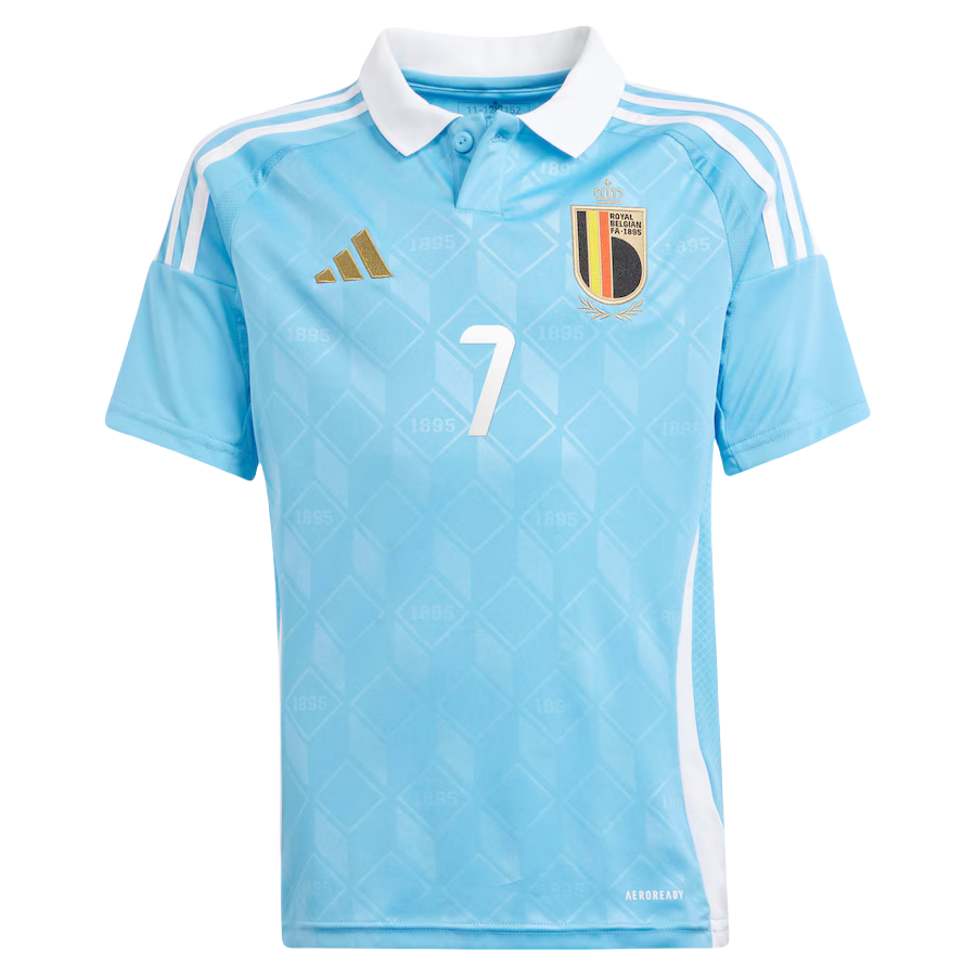Belgium FA Away  De Bruyne 7 Shirt 2024 fan version Non-Customize