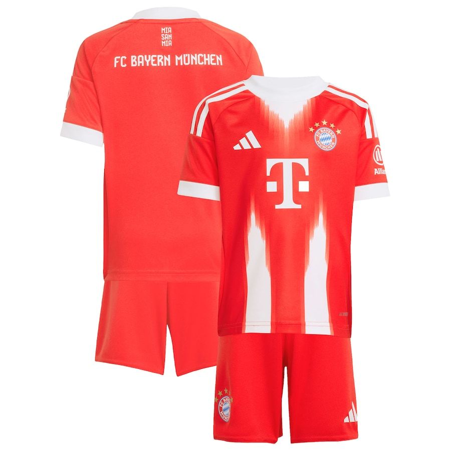 Bayern Munich Soccer Home Custom Kits 2025-26