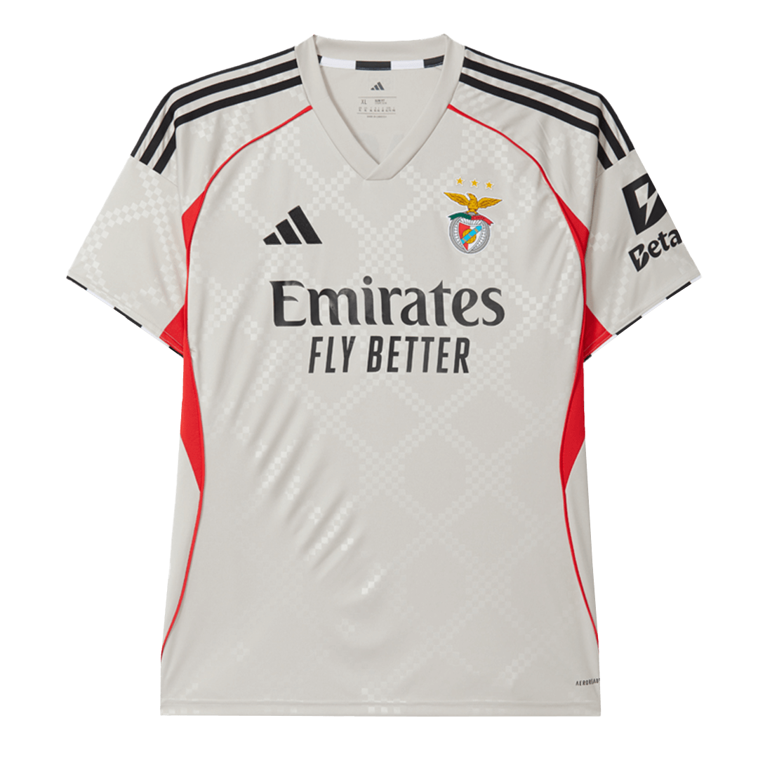 Benfica Soccer Jersey Away Custom Shirt 2025-26
