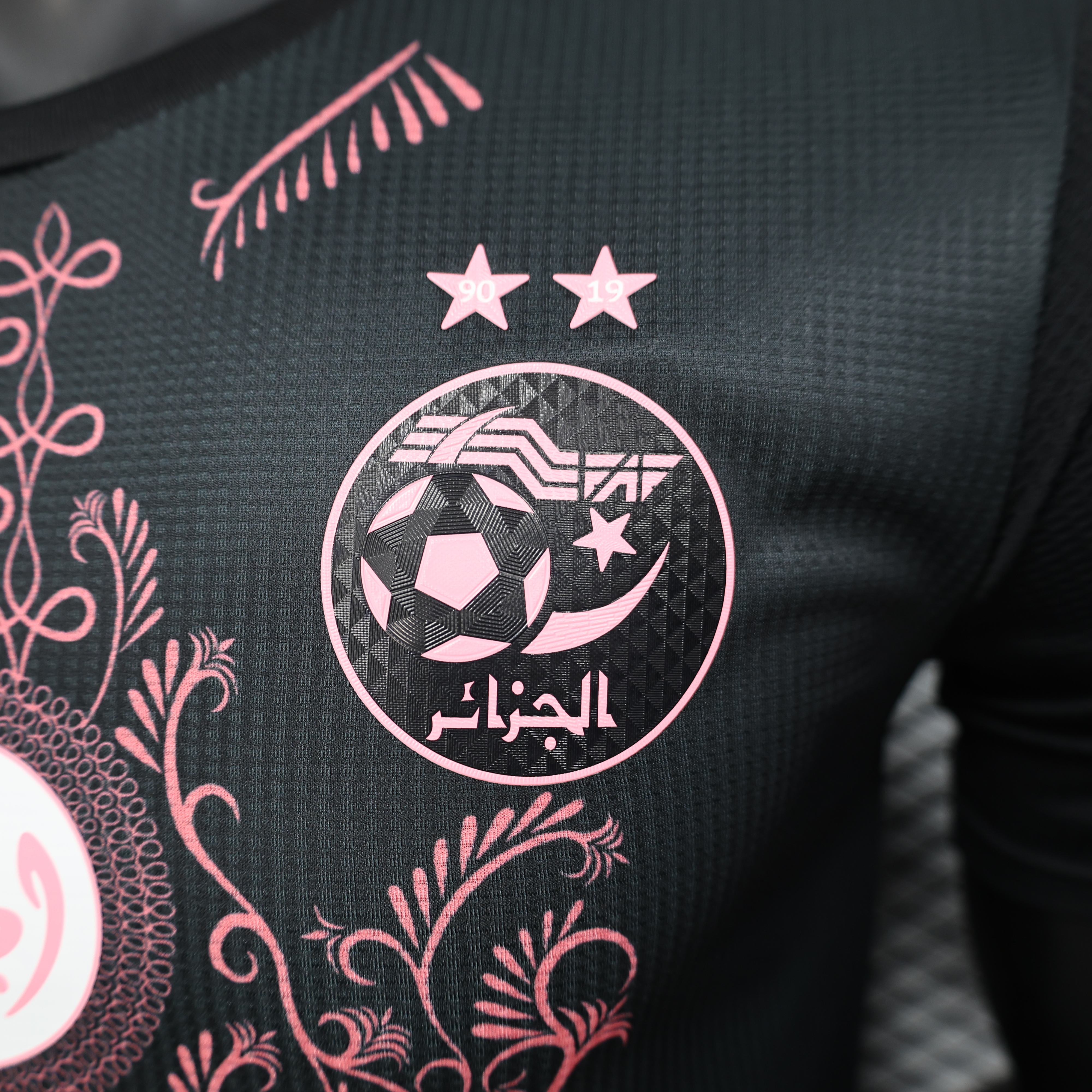 Algeria Black Shirt Soccer Jersey 2025