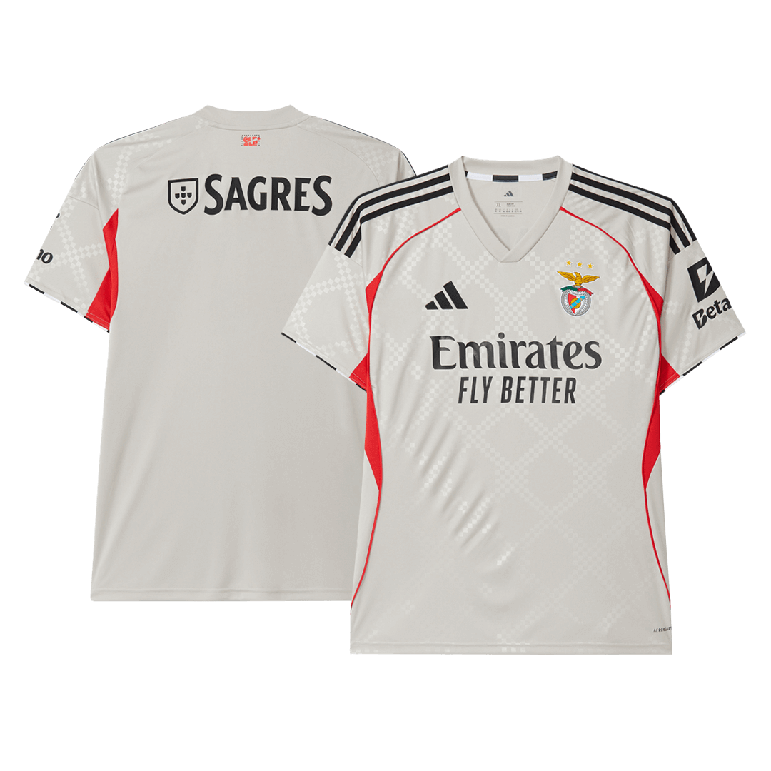 Benfica Soccer Jersey Away Custom Shirt 2025-26