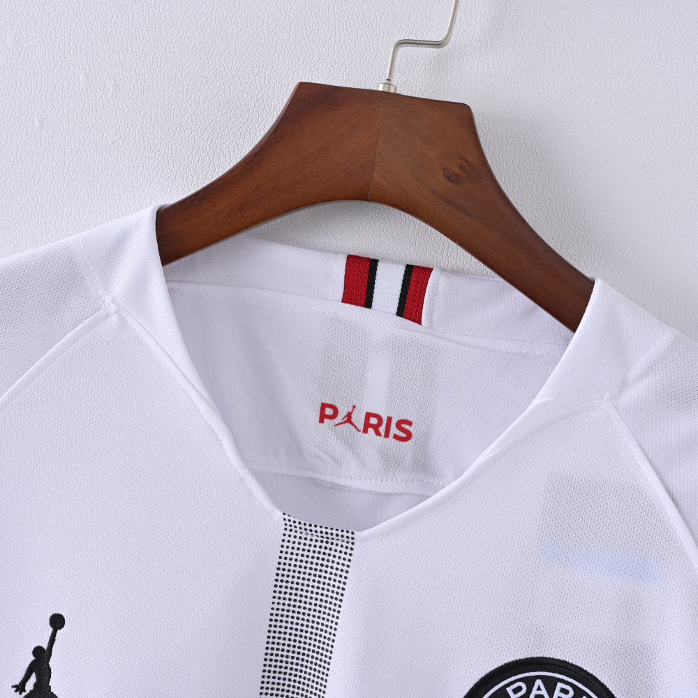 Paris Jordan PSG White Away Shirt Soccer Jersey 18-19