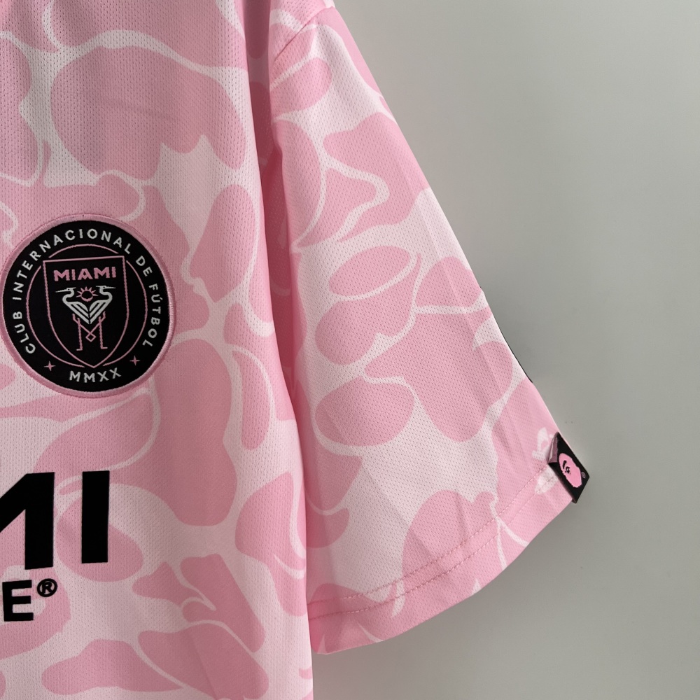 Inter Miami Shirt Joint Edition Pink Soccer Jersey 23-24