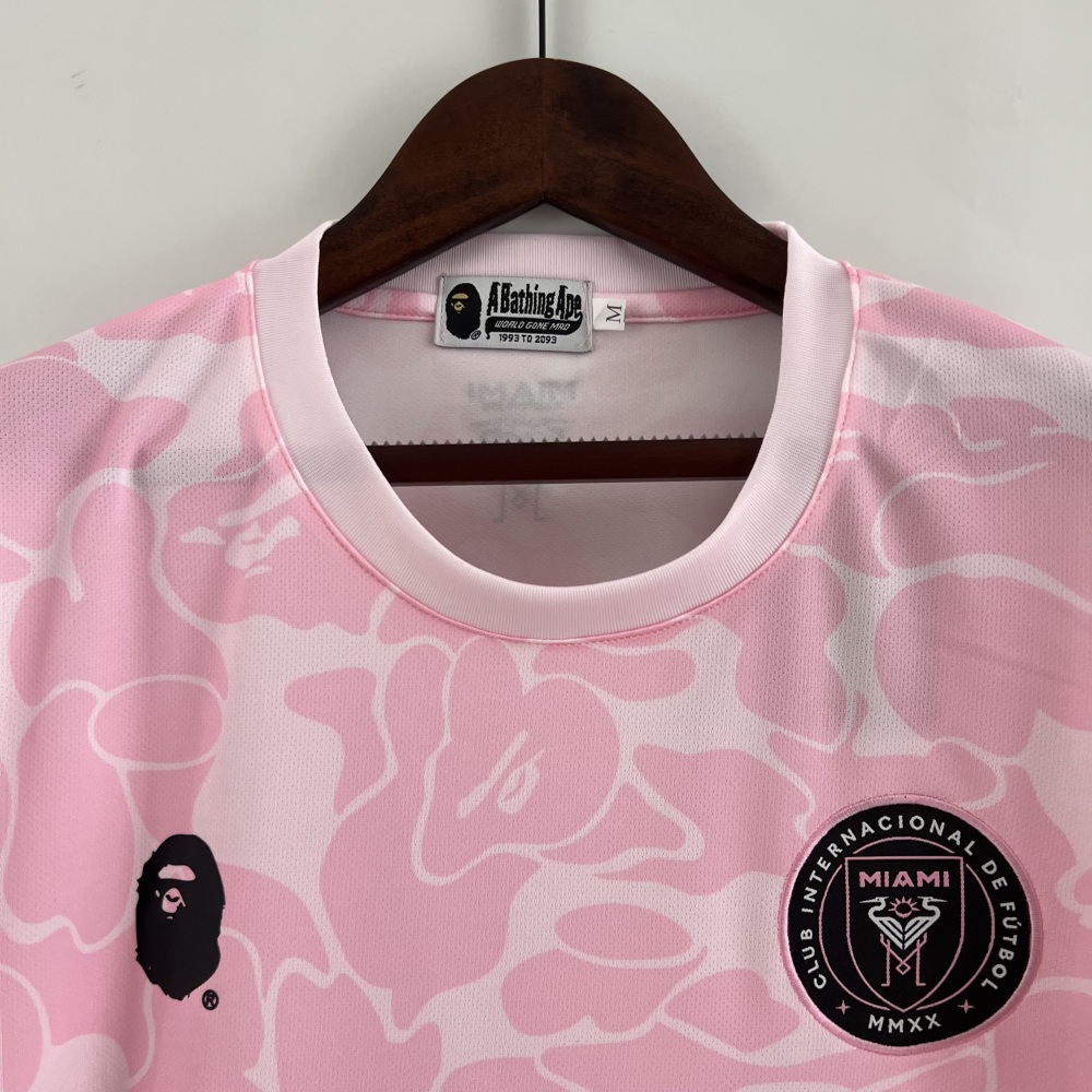 Inter Miami Shirt Joint Edition Pink Soccer Jersey 23-24