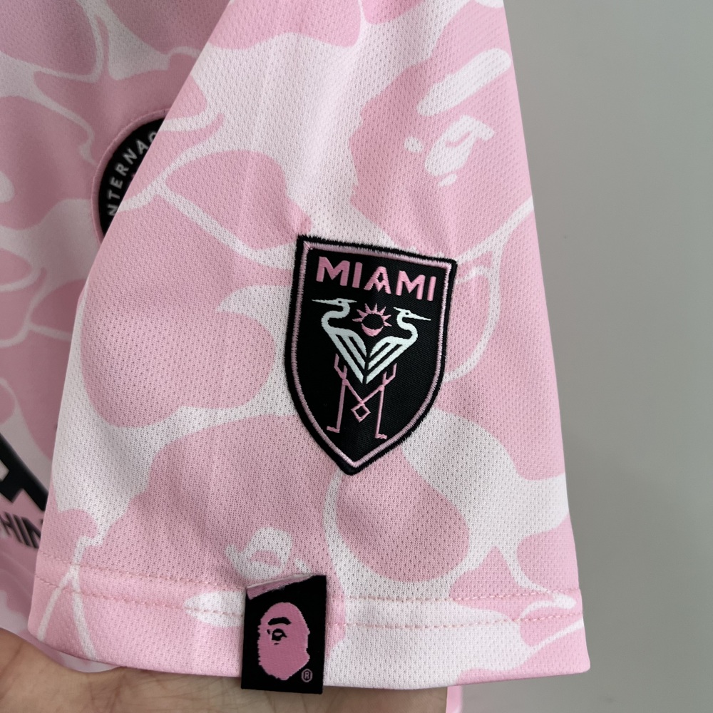 Inter Miami Shirt Joint Edition Pink Soccer Jersey 23-24