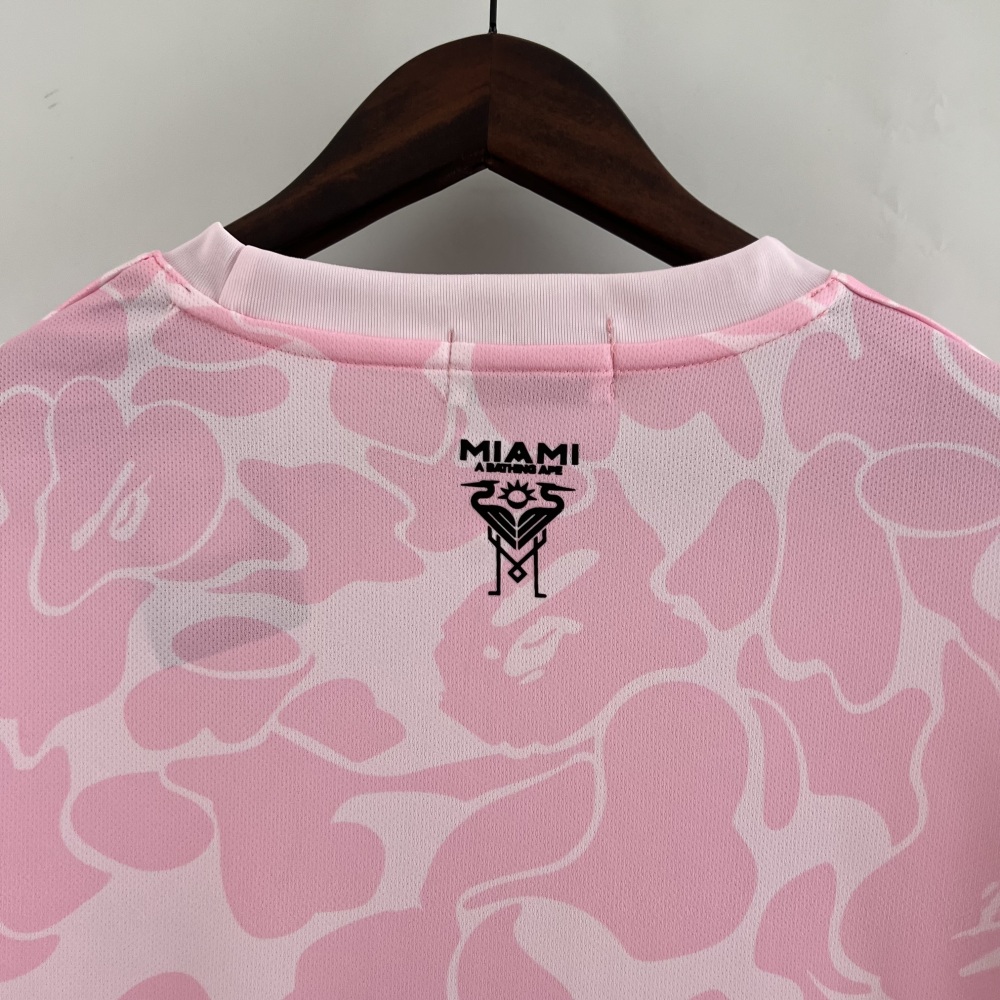 Inter Miami Shirt Joint Edition Pink Soccer Jersey 23-24