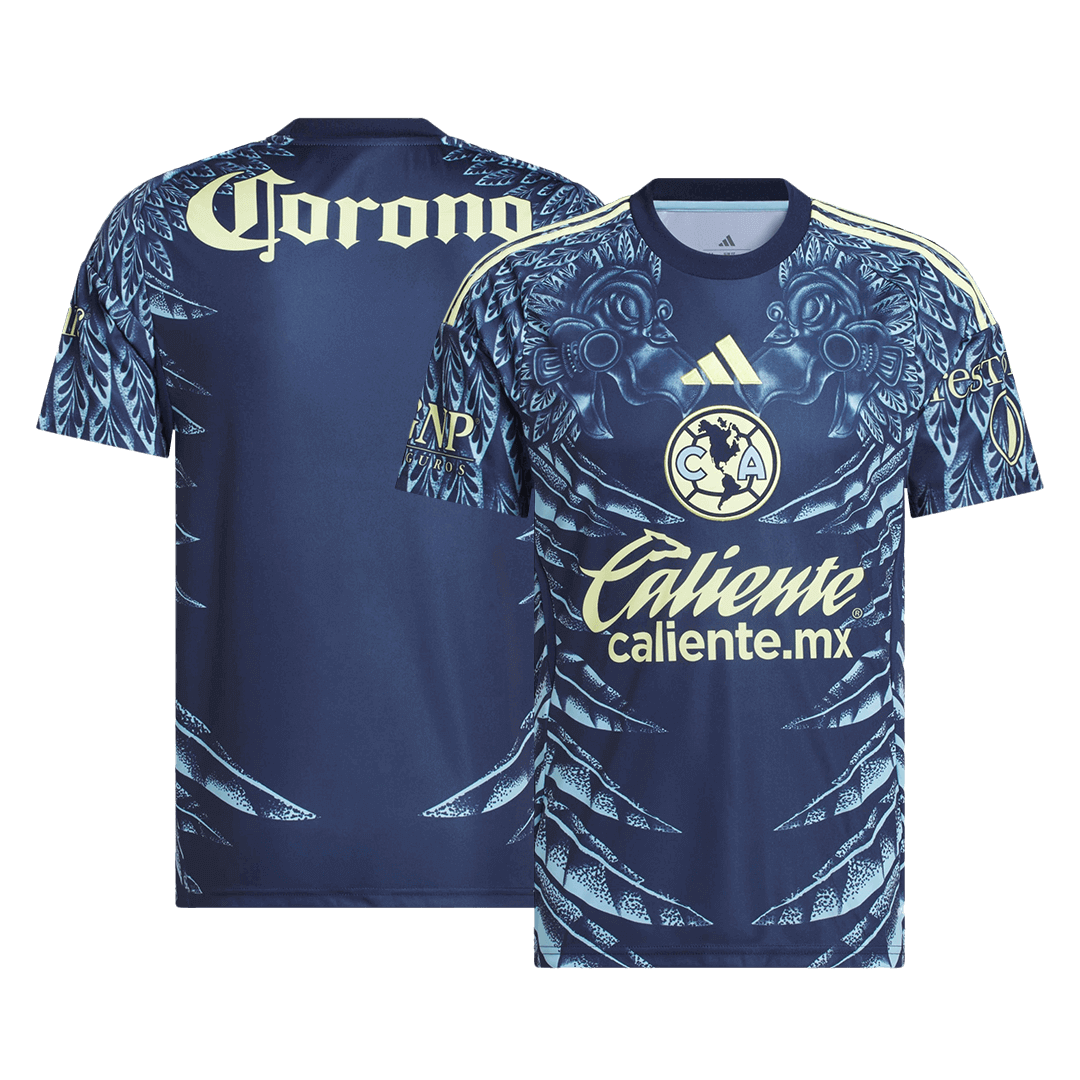 Club America Away Soccer Jersey 2025-26 Navy