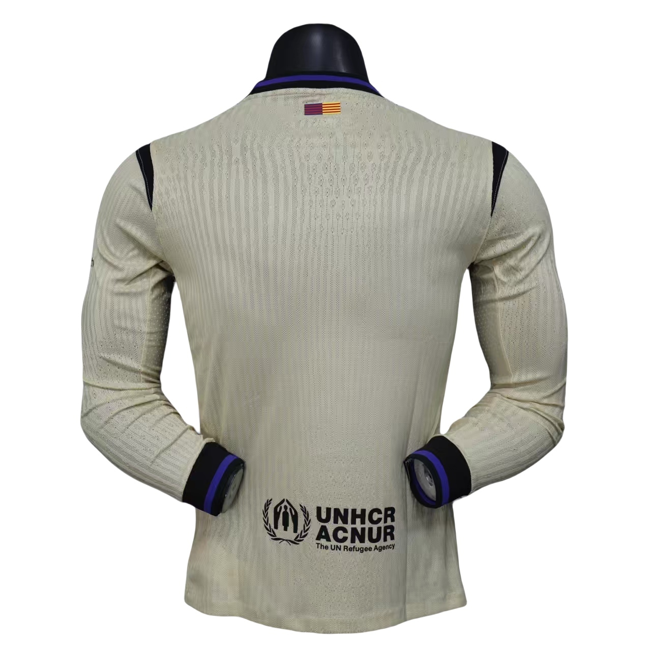 Barcelona Away Long sleeves football Jersey player version  2025-26