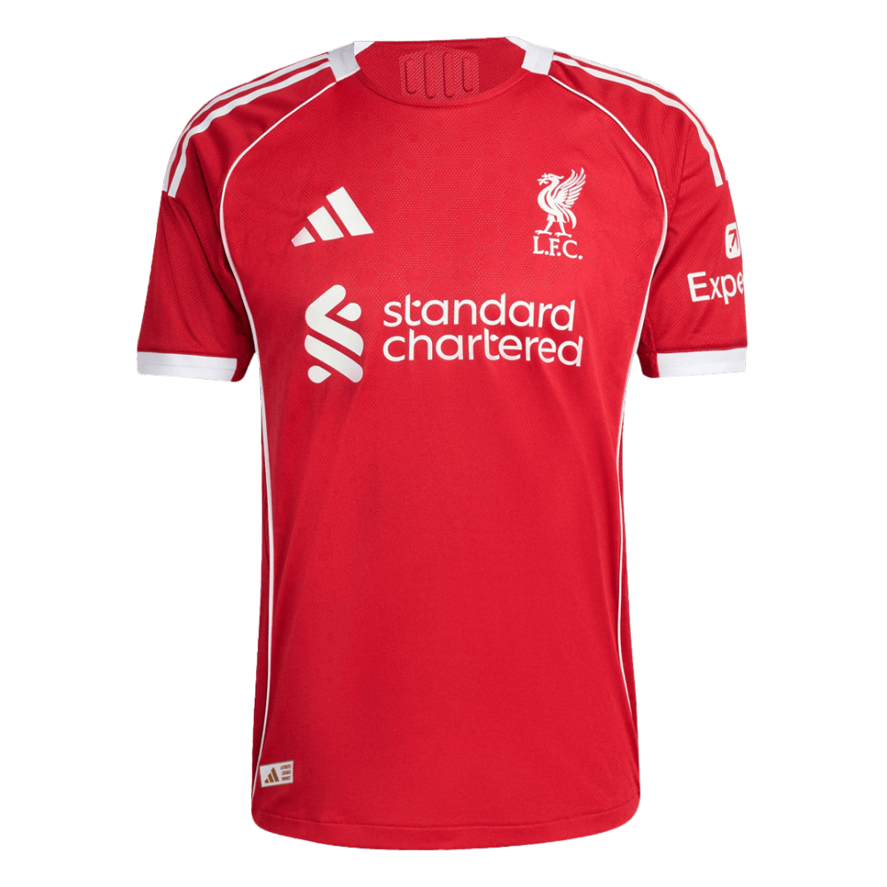 Liverpool Jersey Custom Soccer Shirt Home 2025-26 Player Version