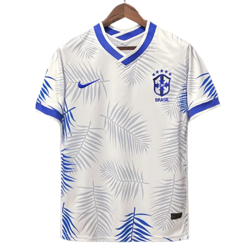 Brazil Concept White Shirt Soccer Jersey 2022