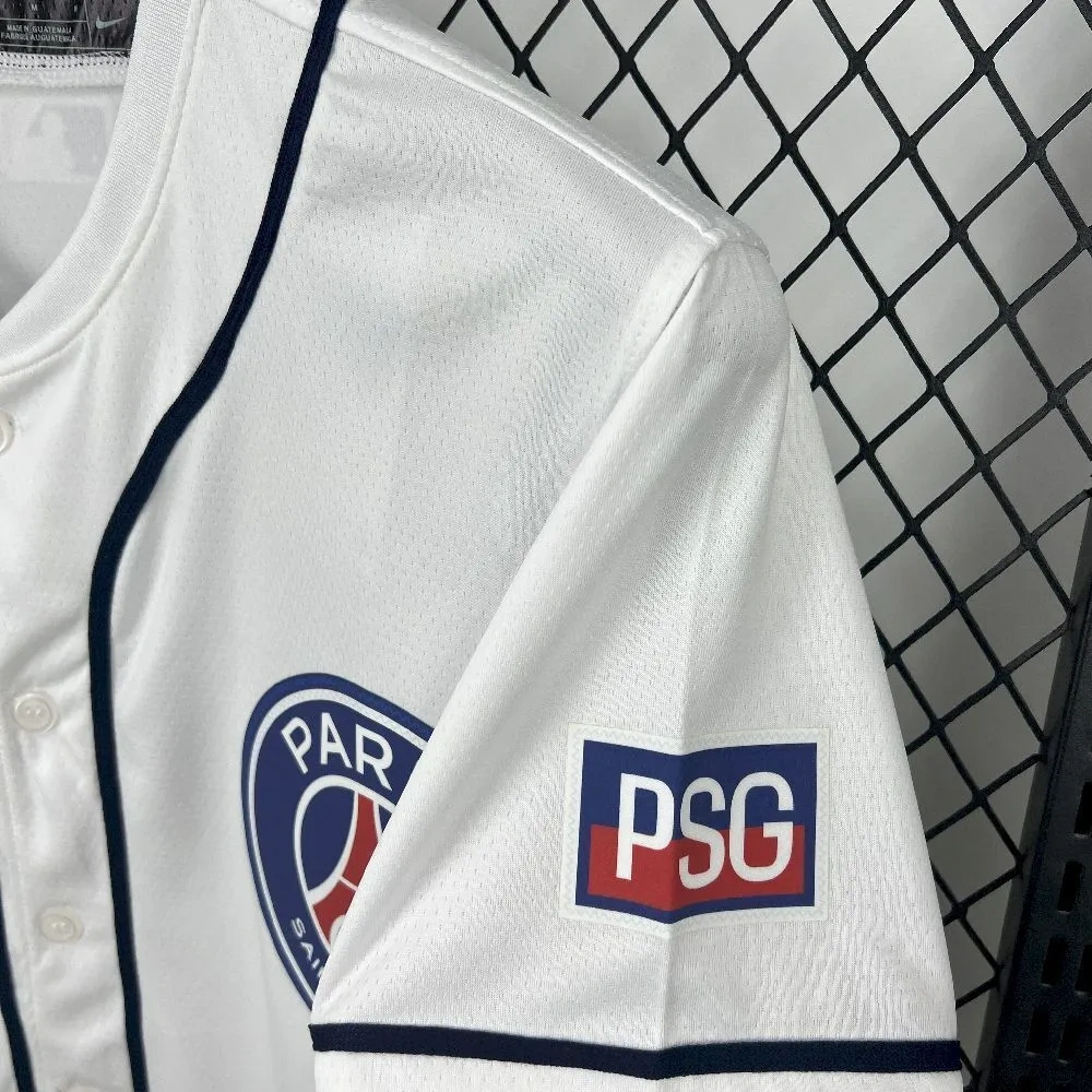 PSG White US Pack Baseball Uniform 2025-26