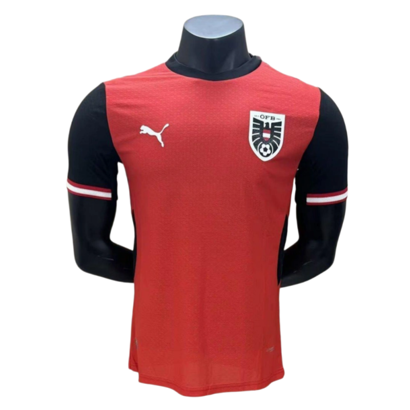 Austria World Cup 2026 Home Short Sleeve Kit & Jersey Player Version