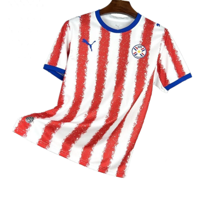 Paraguay World Cup 2026 Home Short Sleeve Kit & Jersey Fan Version
