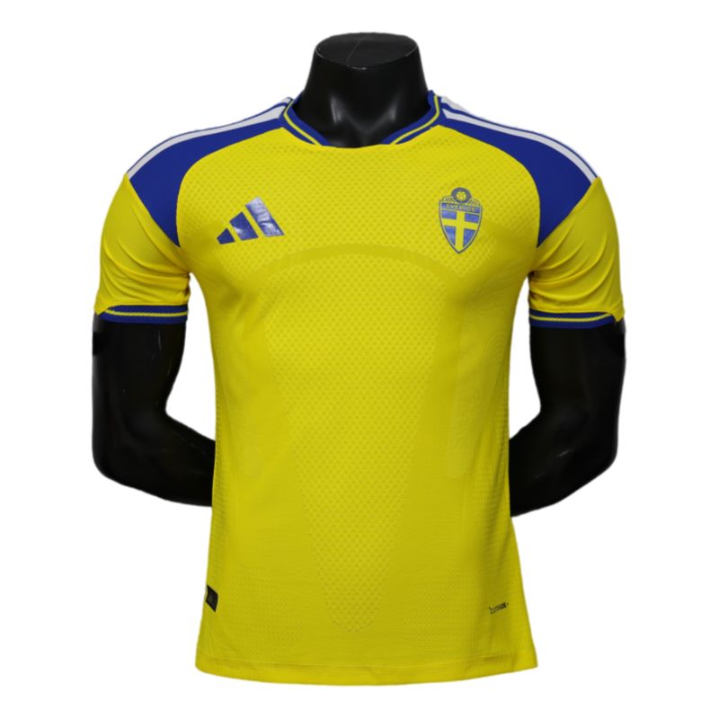 Sweden World Cup 2026 Home Short Sleeve Kit & Jersey Player Version