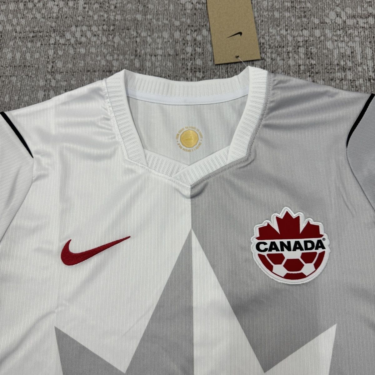 Canadian 2026 World Cup Second Away Short sleeved Soccer Jersey Fan Edition