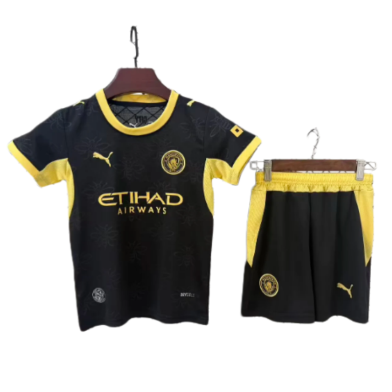 Manchester City away football jersey fan version for 2026-27 season - children's clothing