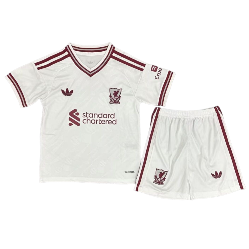Liverpool 2026-27 Away Kids Football Jersey Kit Jersey+Shorts Fan Version